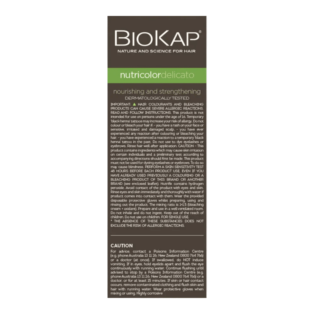 BioKap Nutricolor Delicato 0.0 Hair Lightening Cream 140ml