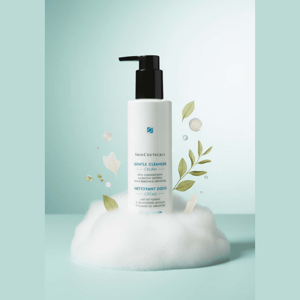 SkinCeuticals Gentle Cleanser Cream foam editorial