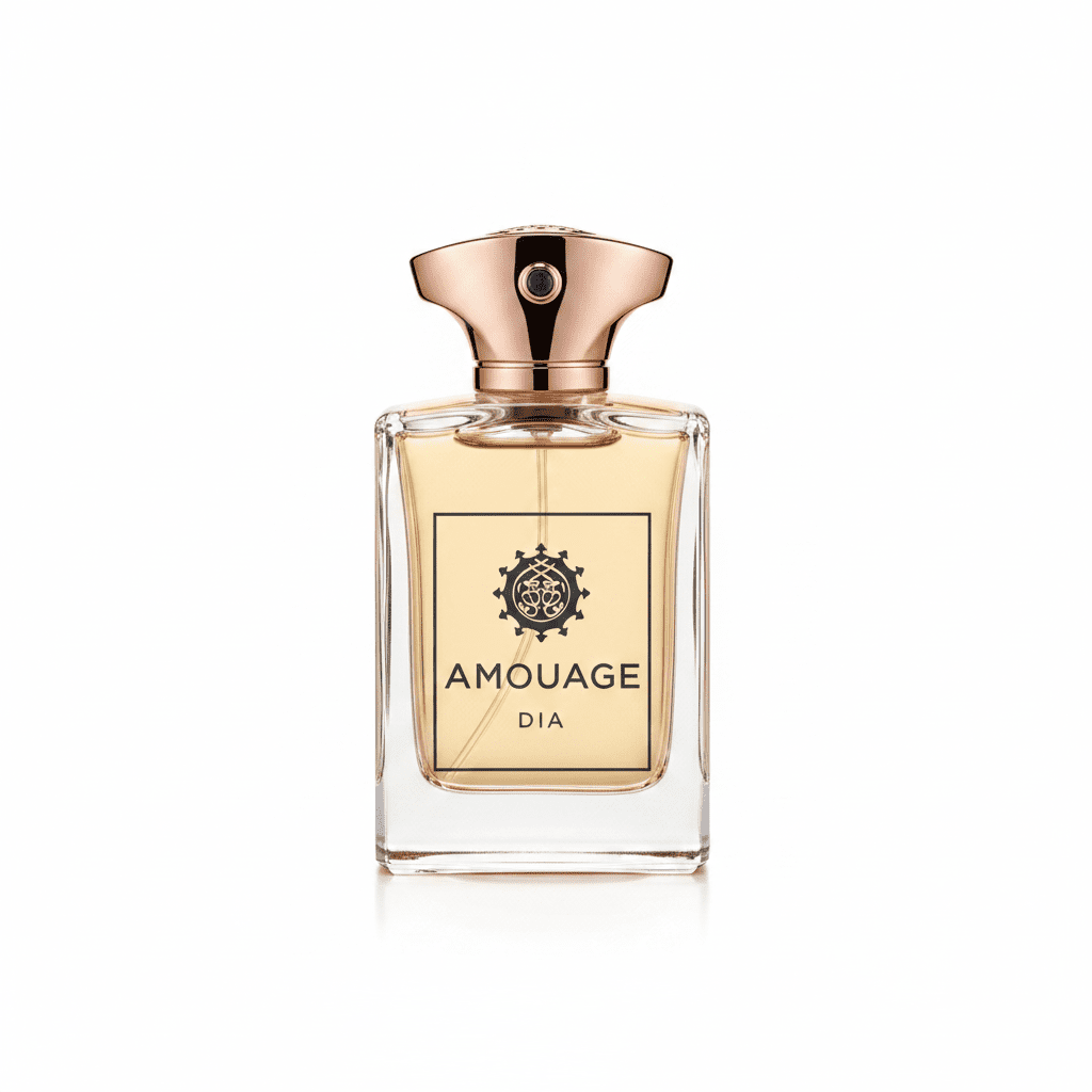Amouage Dia Man Miniature EDP 7.5ml on white background