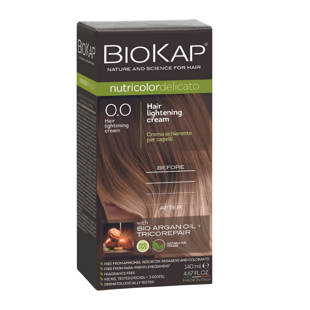BioKap Nutricolor Delicato 0.0 Hair Lightening Cream 140ml