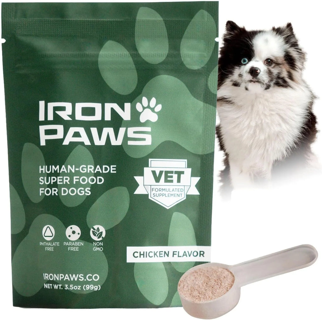 Iron Paws Human-Grade Superfood Dog Supplement Powder 3.5 oz