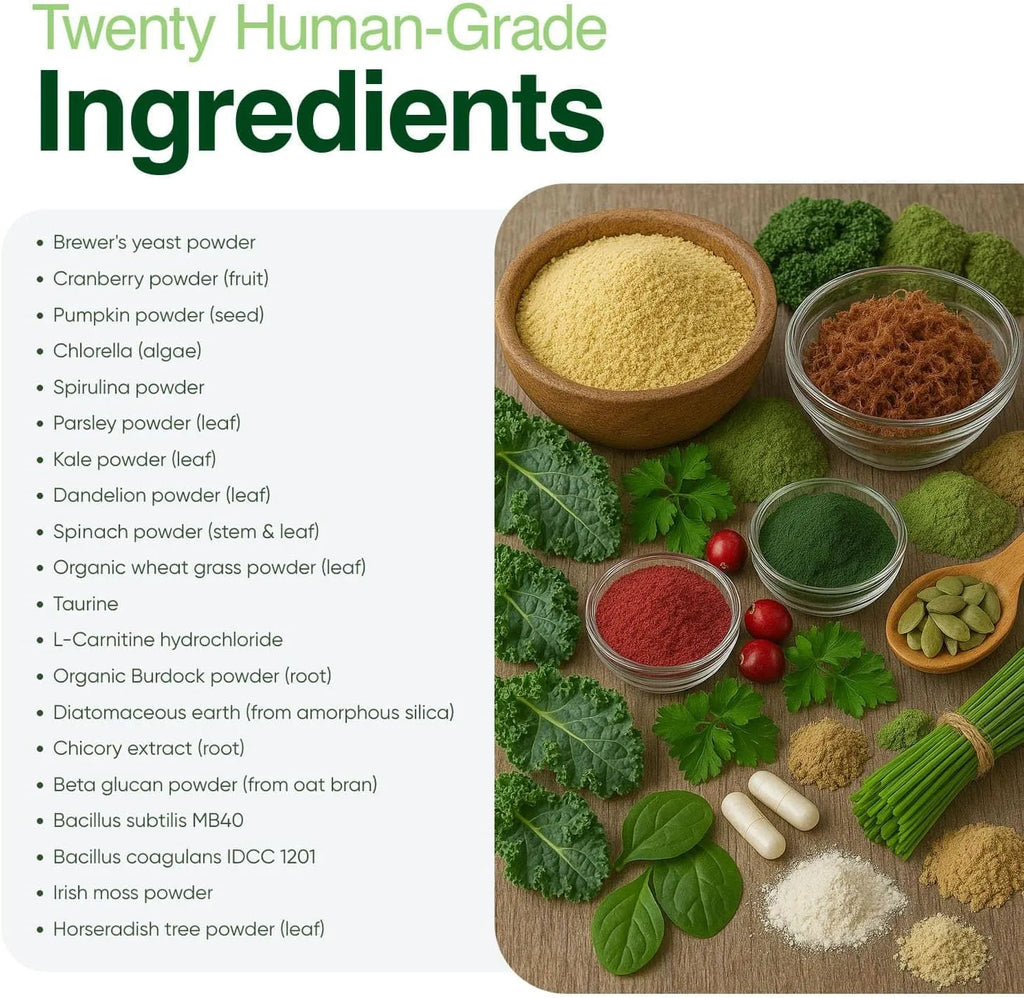 Iron Paws Human-Grade Superfood Dog Supplement Powder 3.5 oz