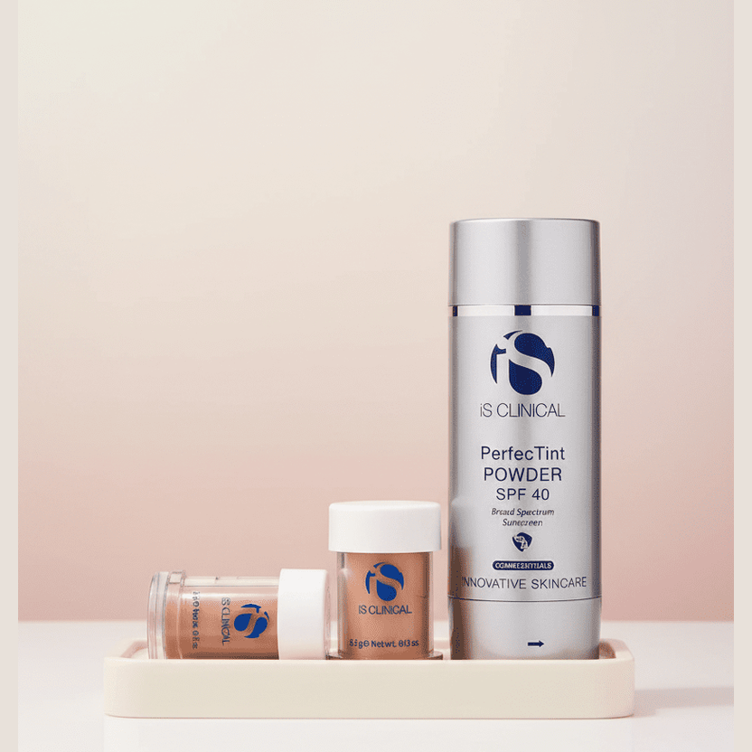 iS Clinical PerfecTint Powder SPF 40 Cream - AI Background