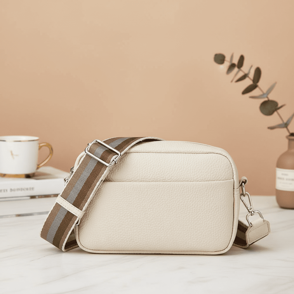 Leather Camera Bag Lifestyle