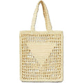 Crochet Straw Beach Tote Bag