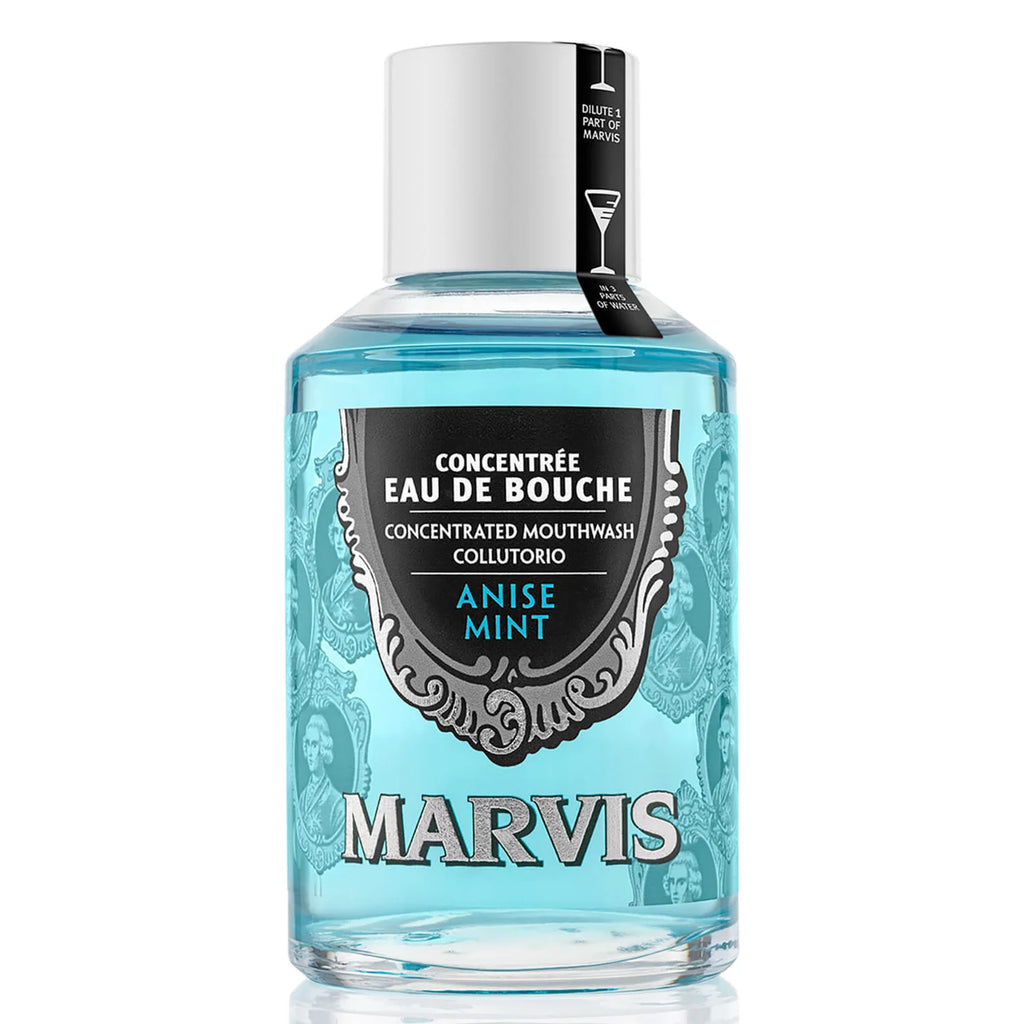 Marvis Concentrated Anise and Mint Mouthwash for Fresh Breath 120ml