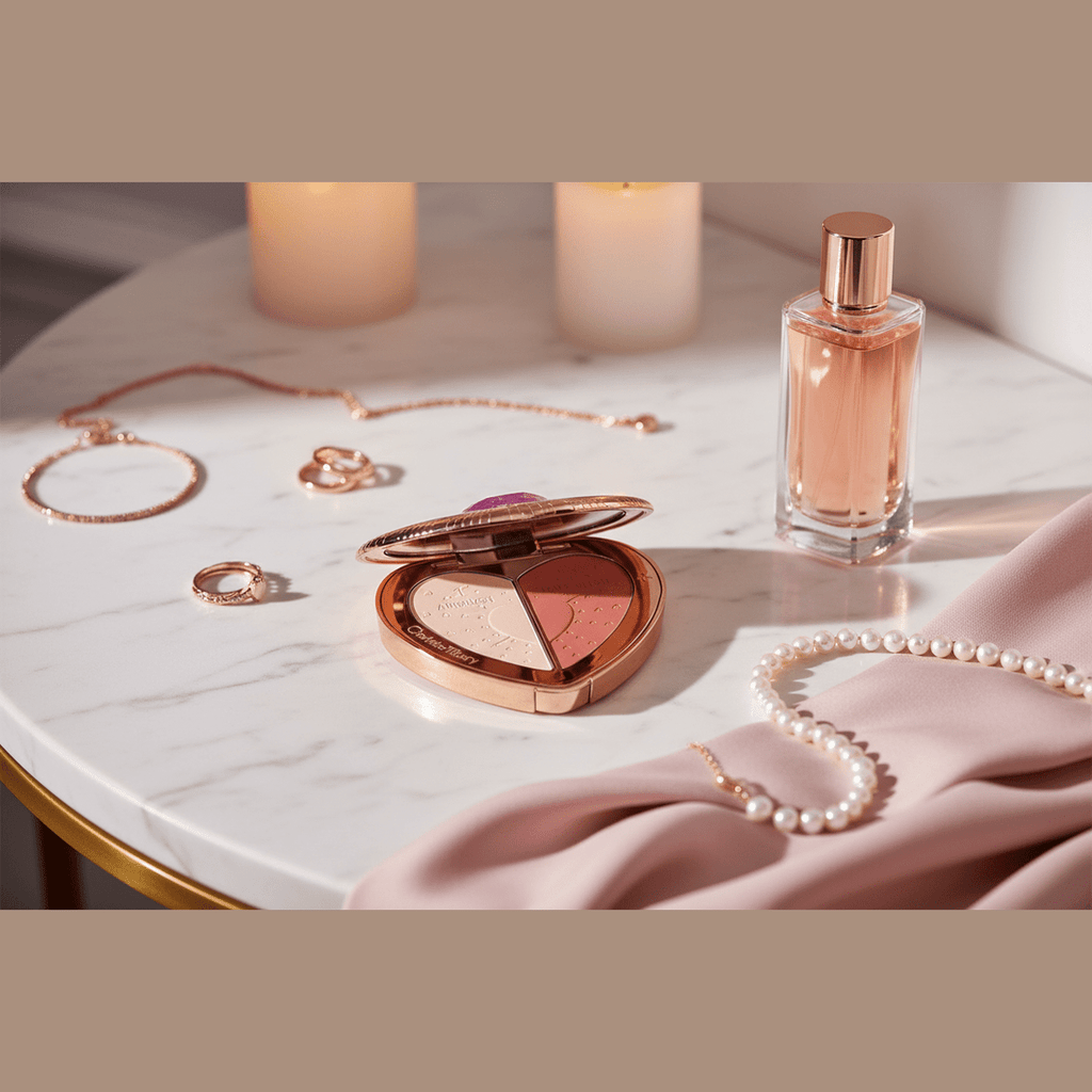 Marble Vanity & Rose Gold