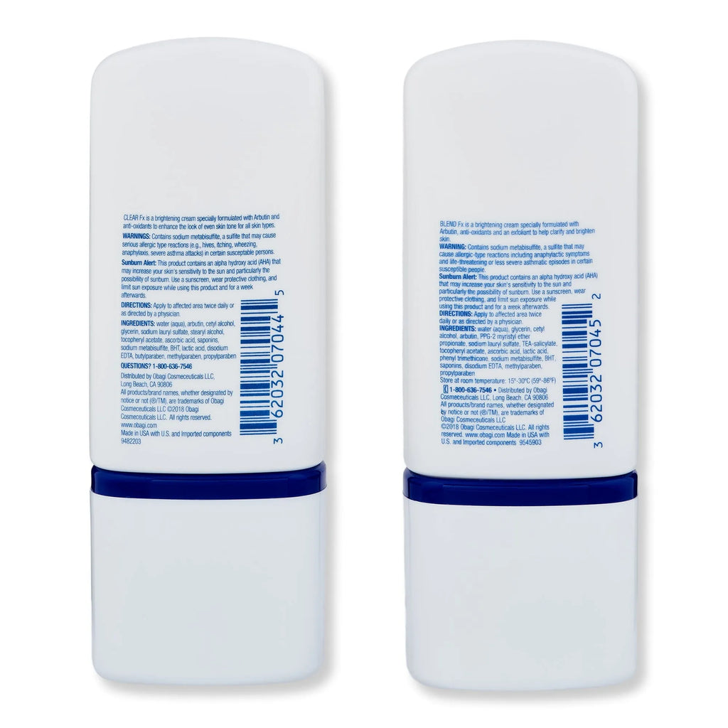 Obagi Nu-Derm Clear Fx 2 oz & Blend Fx 2 oz