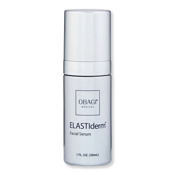 Obagi ELASTIderm Facial Serum bottle on a white background