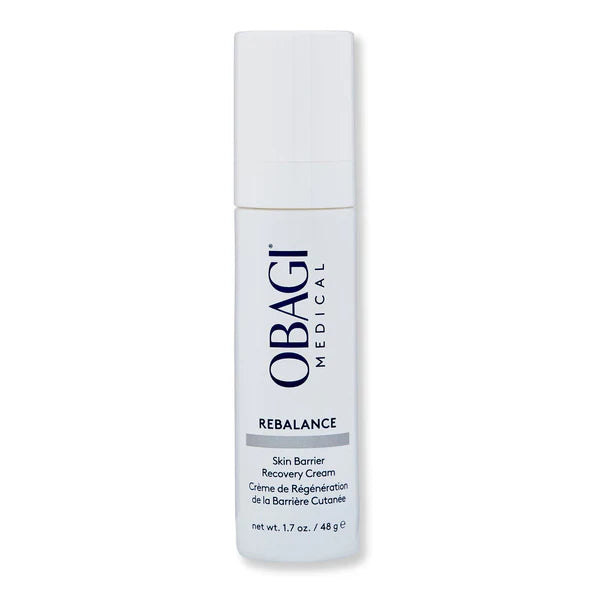 Obagi Medical Rebalance Skin Barrier Recovery Cream bottle on a white background