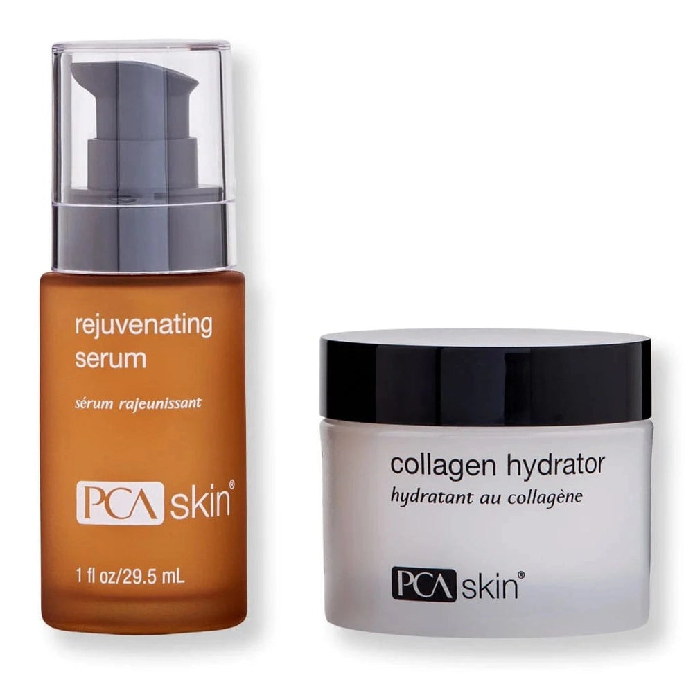 مجموعة PCA Skin المجددة للبشرة: سيروم ومرطب الكولاجين – 1 أونصة + 1.7 أونصة