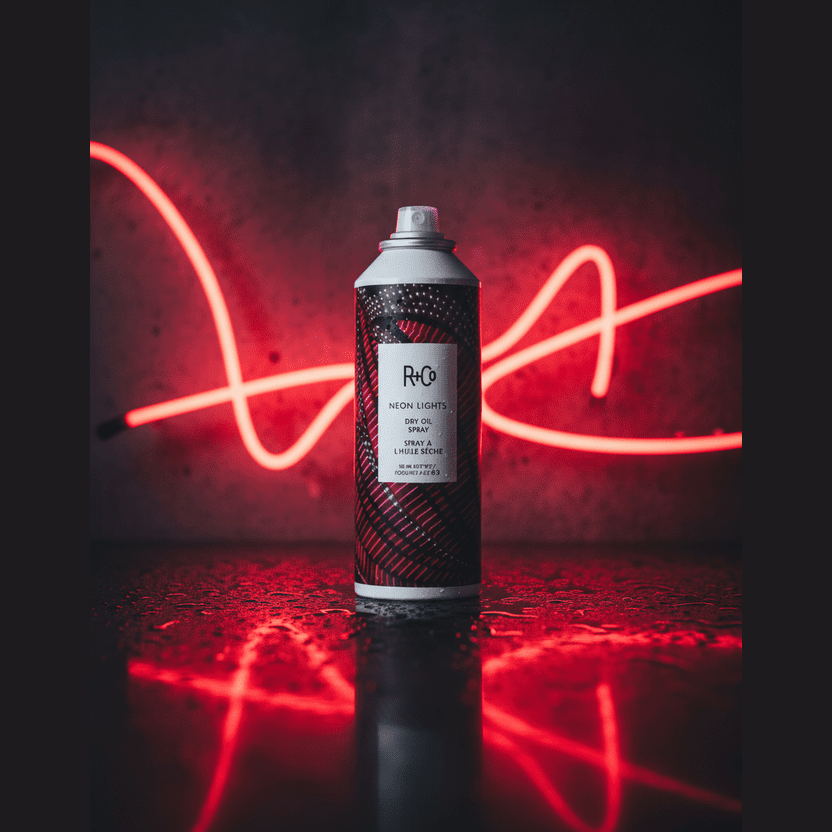 R+Co Neon Lights Dark Moody