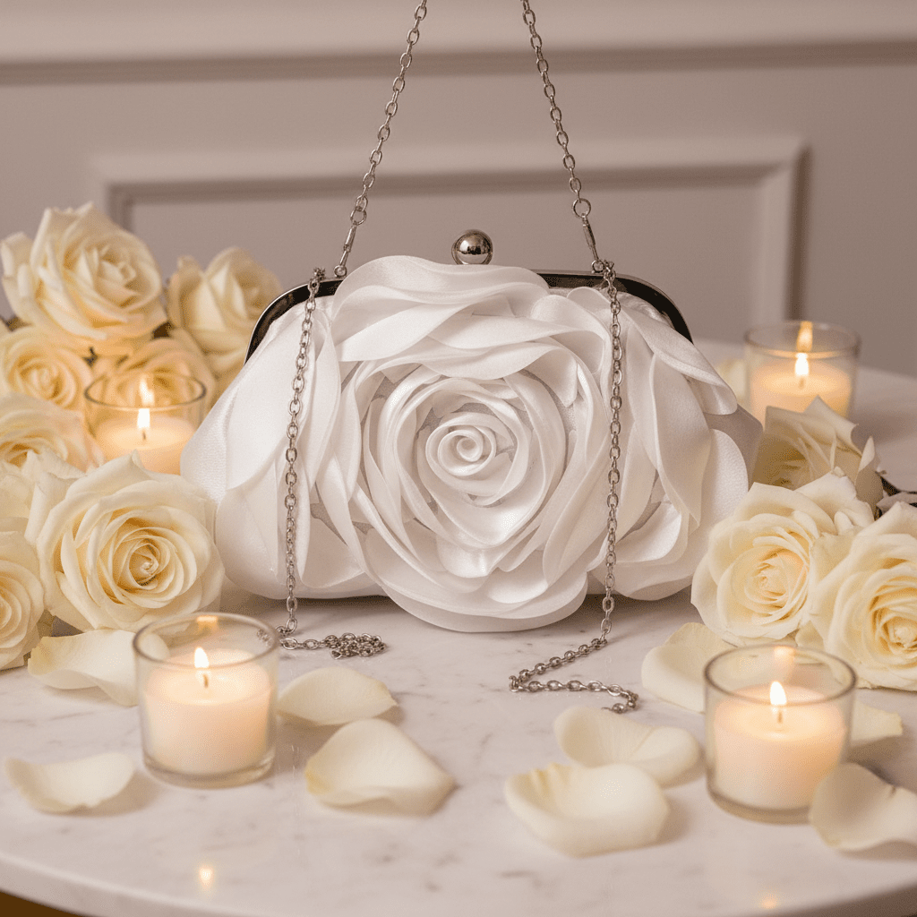 Rose Clutch Marble Editorial