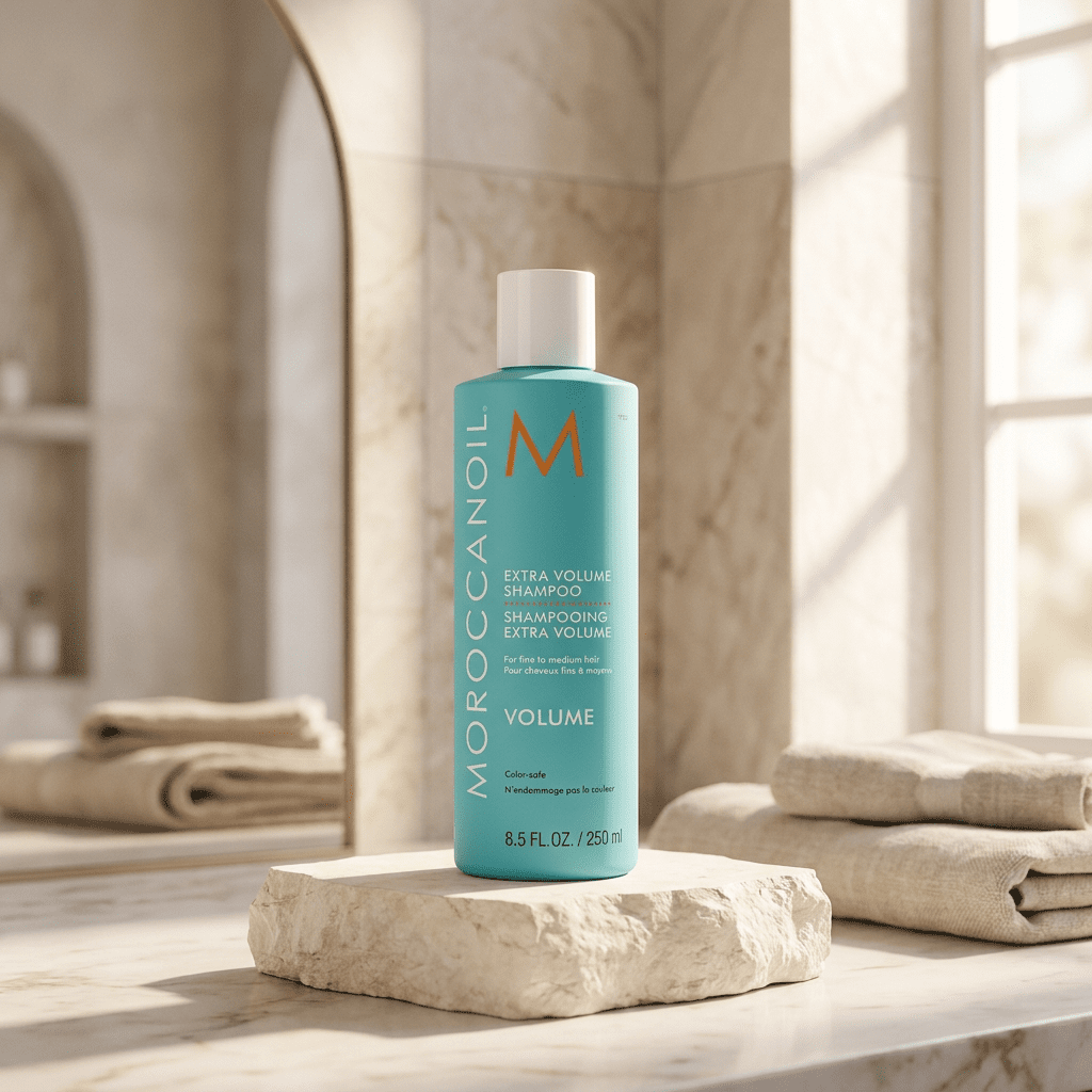 Shampoo in a luxury spa setting