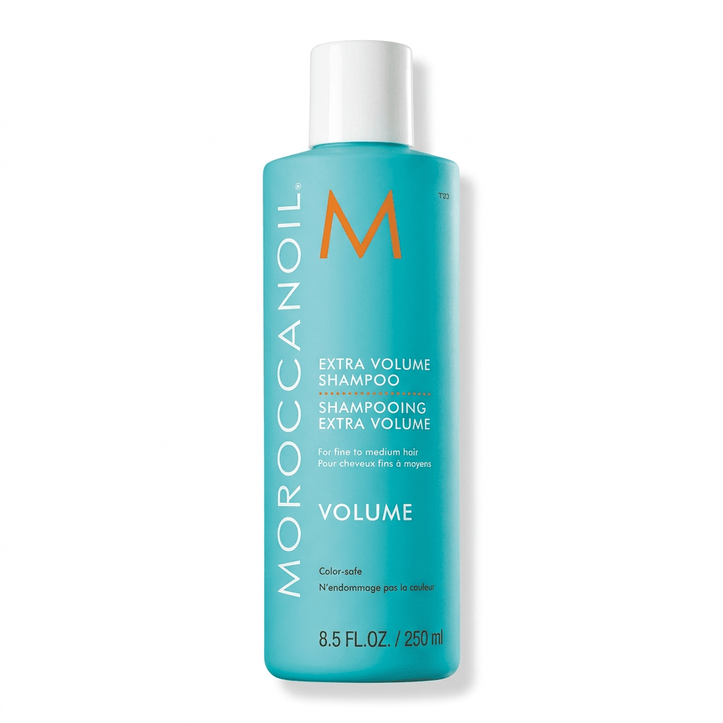 White-background shampoo product image